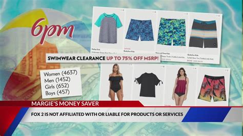Money Saver: swim sale up to 75% off